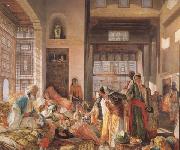 John Frederick Lewis An Intercepted Correspondance,Cairo (mk32) oil painting artist